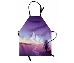 Mountain Scenery Apron