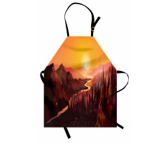 Forest Idyllic Morning Apron