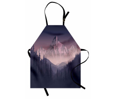 Foggy Mountain Range Apron