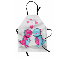 Lover Couple Hearts Apron