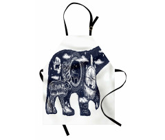 Boho Animal Wildlife Apron