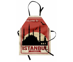 Welcome Greeting Art Apron