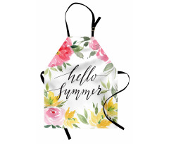 Hand Lettering Summer Apron