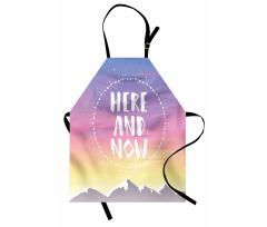 Mountains and Dreamy Sky Apron