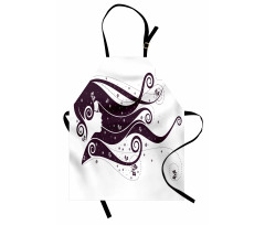 Abstract Fantasy Portrait Apron