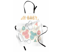 Newborn Infant Bodysuit Apron