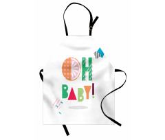 Flat Art Geometric Apron