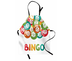 Lottery Game with Balls Apron