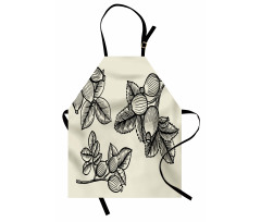 Rosa Canina Sketch Apron