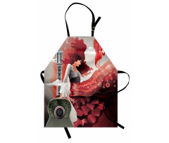 Flamenco Dancer Lady Apron