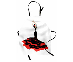 Flamenco Woman Folkloric Apron