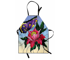 Stained Glass Butterfly Apron