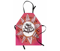 Sun Motif Apron