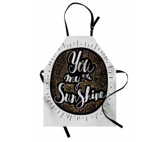 You are My Sunshine Font Apron