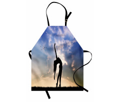 Silhouette Dancing Nature Apron