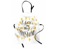 Hearts and Words Apron