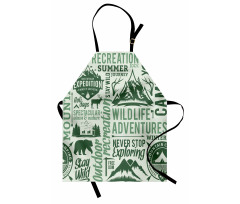 Outdoors Adventure Theme Apron