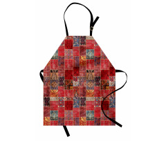 Ethnic Ornamental Squares Apron