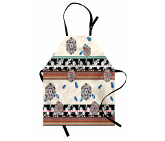 Abstract Petals and Roses Apron