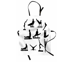 Athlete Silhouettes Apron