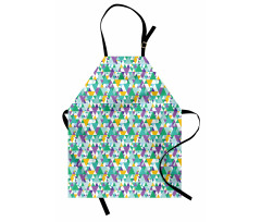 Triangles Mardi Grass Apron