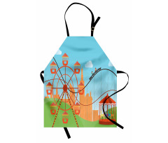 Flat Art Colorful Apron