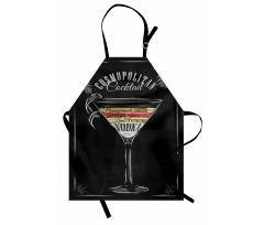 Cosmopolitan Recipe Apron