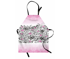 Swirling Flowes Apron