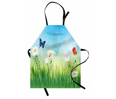 Meadow Daisies Grass Apron