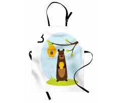 Funny Mammal Kids Alphabet Apron