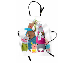 Family Theme Parenthood Apron