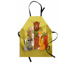 Wild Animals Friends Apron