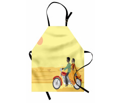 Couple Sunset Apron