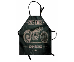 Born to Die Words Apron