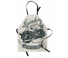 Cruiser Bike Words Apron