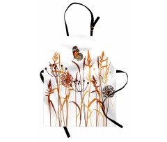 Composition with Leaves Apron