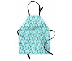 Flat Design Sea Waves Apron