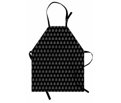 Drops Scrolled Apron