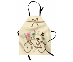 Romantic Bird Couple Apron