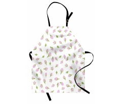 Rosebuds Romantic Nostalgic Apron