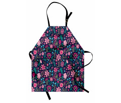 Vibrant Lily Bouquets Apron