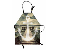 Anchor Ocean Waves Apron