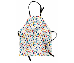 Colorful Simple Triangles Apron