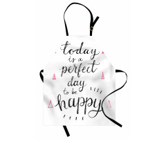 Grunge Inspirational Words Apron