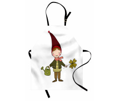 Little Elf Boy with Clover Apron