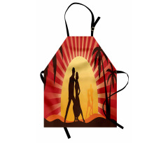 Dancing Tango Couple Apron