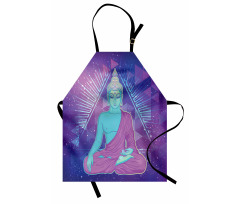 Meditating in Space Apron