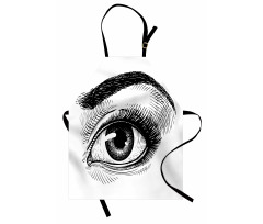 Female Eye Makeup Apron