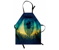 Surveillance Theme Motif Apron