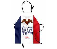 Flag Eagle and Words Apron